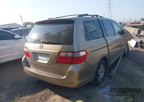 2007 Honda Odyssey Ex z USA, uszkodzony, nr VIN 5FNRL384X7B001630